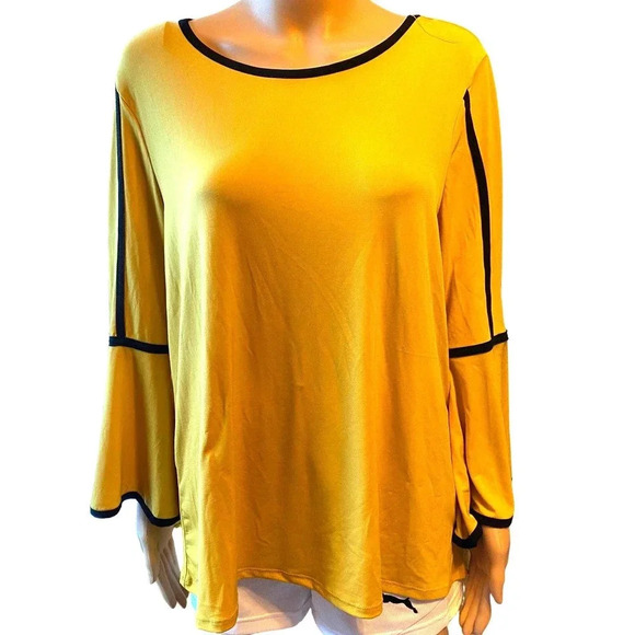 Grace The Perfect Fit Boho Stretchy Comfortable Summer Top Blouse Women Size M - Picture 1 of 5